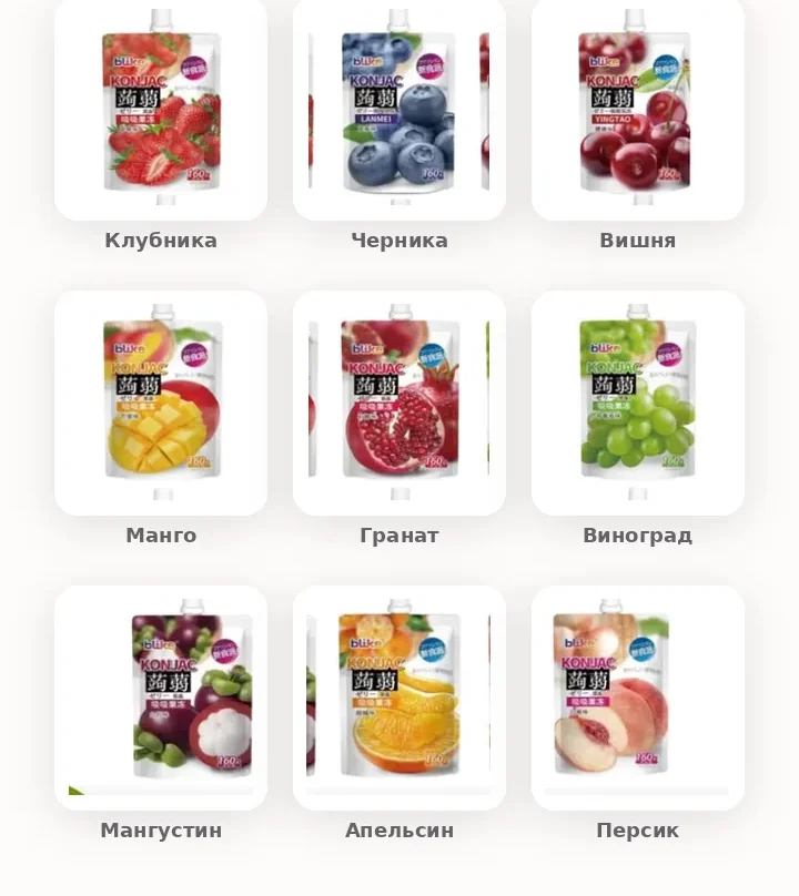 Bure Желе конняку с фруктовым соком