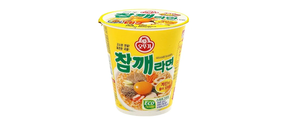 Ottogi Лапша Sesame Ramen Cup